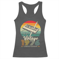 Vintage 1976 Racerback Tank Top 50th Birthday Turning 50 Year Old Gifts