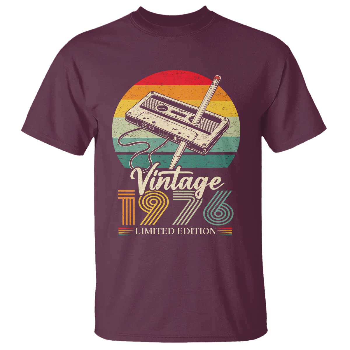 Vintage 1976 T Shirt 50th Birthday Turning 50 Year Old Gifts