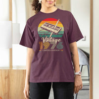 Vintage 1976 T Shirt For Women 50th Birthday Turning 50 Year Old Gifts