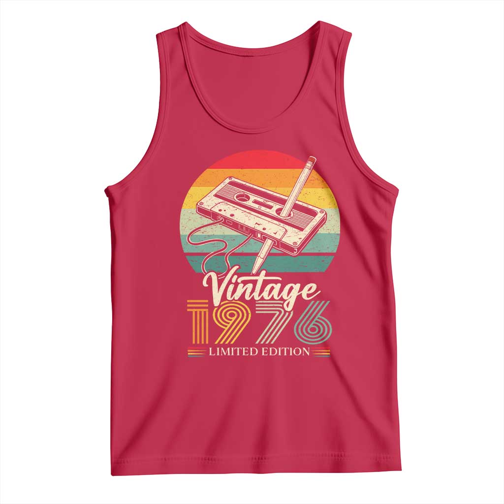Vintage 1976 Tank Top 50th Birthday Turning 50 Year Old Gifts