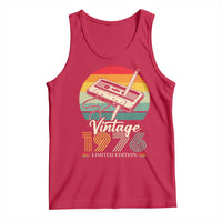Vintage 1976 Tank Top 50th Birthday Turning 50 Year Old Gifts