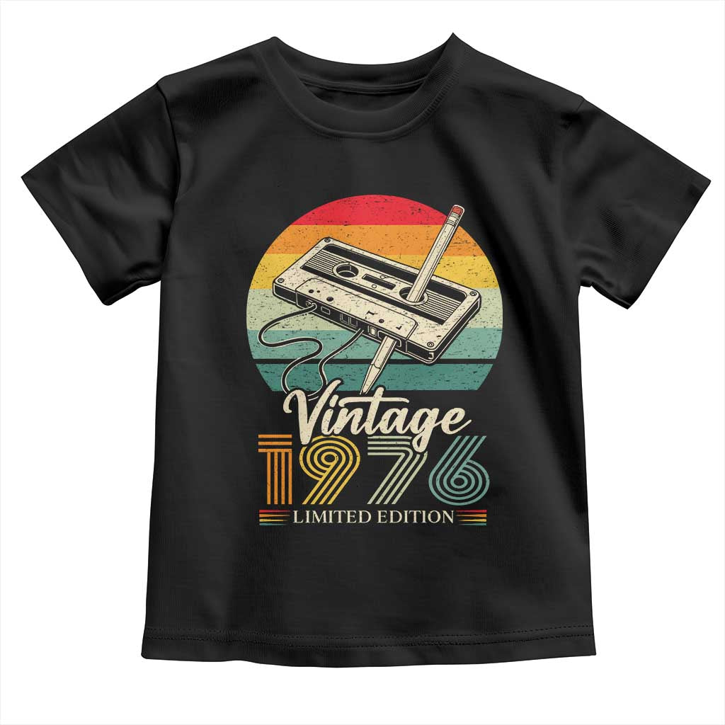 Vintage 1976 Toddler T Shirt 50th Birthday Turning 50 Year Old Gifts