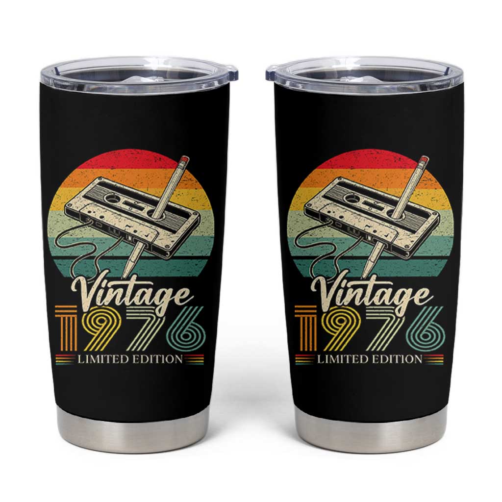 Vintage 1976 Tumbler Cup 50th Birthday Turning 50 Year Old Gifts