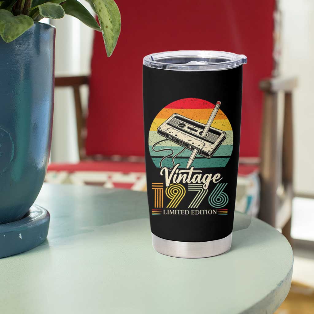 Vintage 1976 Tumbler Cup 50th Birthday Turning 50 Year Old Gifts
