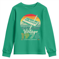 Vintage 1976 Youth Sweatshirt 50th Birthday Turning 50 Year Old Gifts