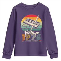 Vintage 1976 Youth Sweatshirt 50th Birthday Turning 50 Year Old Gifts