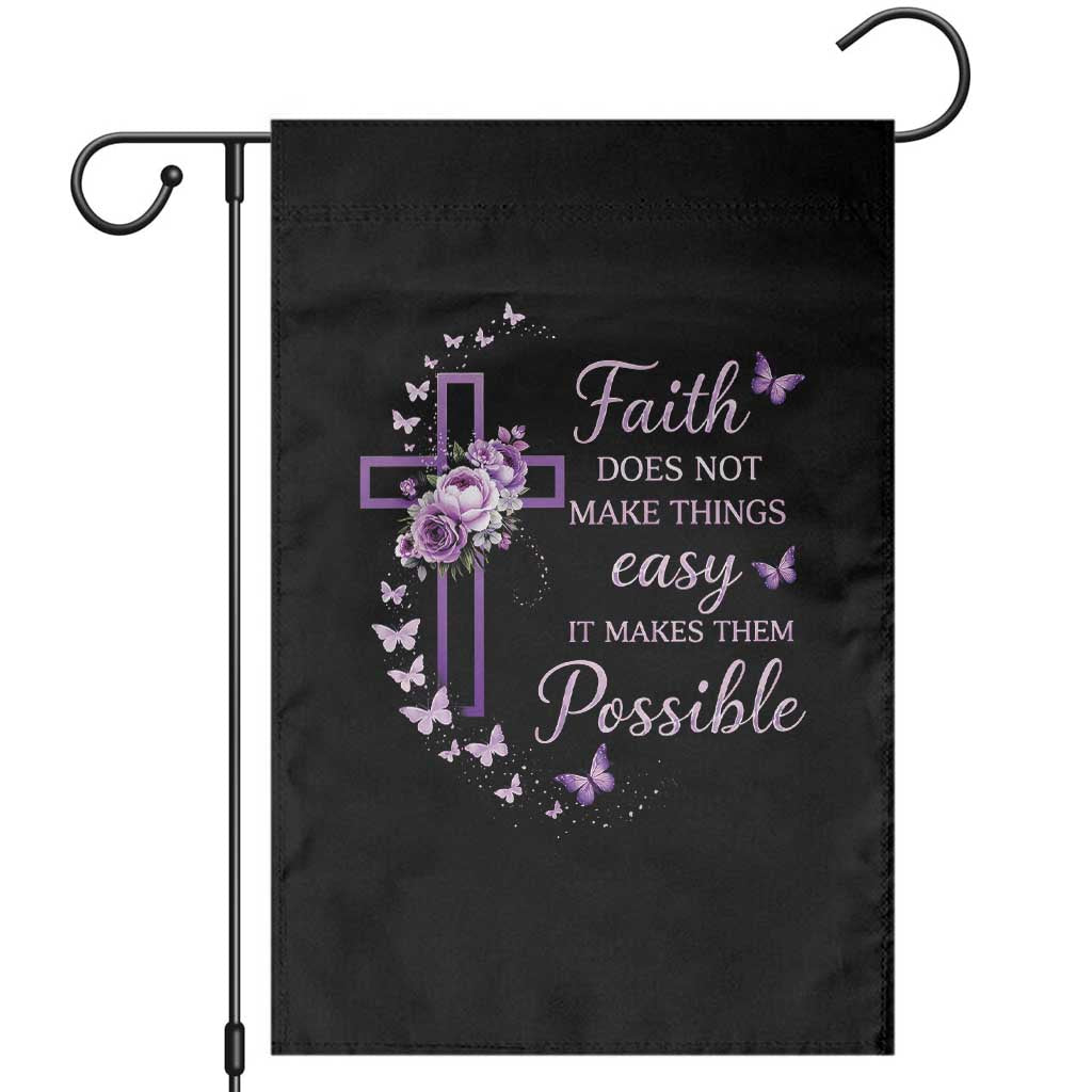 Christian Jesus Garden Flag Vintage Bible Verse Printed Faith Blessed Inspirational Girl