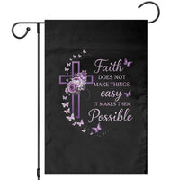 Christian Jesus Garden Flag Vintage Bible Verse Printed Faith Blessed Inspirational Girl