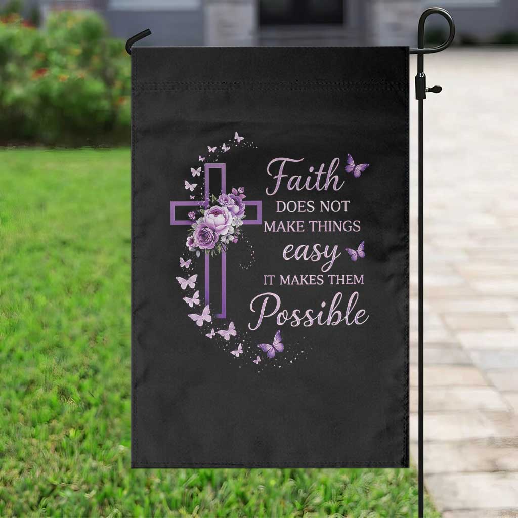 Christian Jesus Garden Flag Vintage Bible Verse Printed Faith Blessed Inspirational Girl