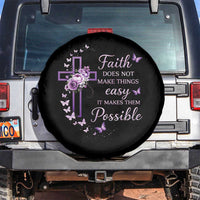 Christian Jesus Spare Tire Cover Vintage Bible Verse Printed Faith Blessed Inspirational Girl