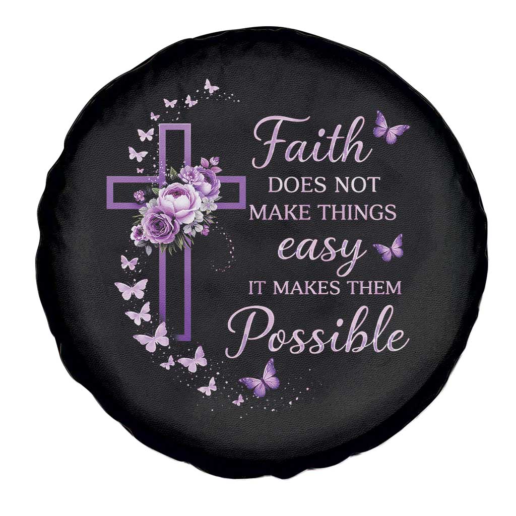 Christian Jesus Spare Tire Cover Vintage Bible Verse Printed Faith Blessed Inspirational Girl