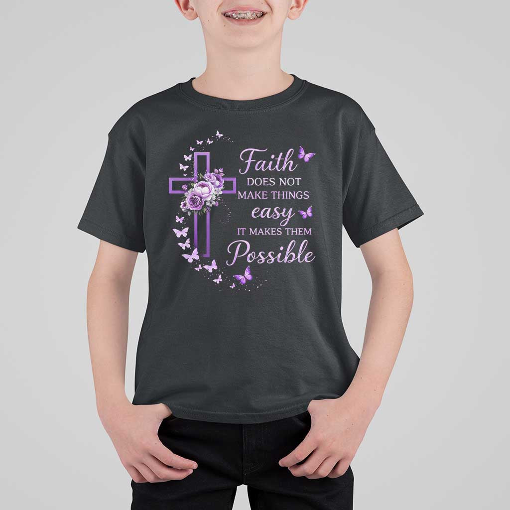 Christian Jesus T Shirt For Kid Vintage Bible Verse Printed Faith Blessed Inspirational Girl