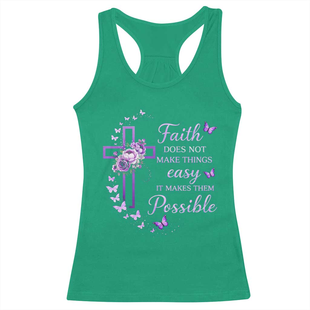 Christian Jesus Racerback Tank Top Vintage Bible Verse Printed Faith Blessed Inspirational Girl