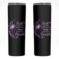 Christian Jesus Skinny Tumbler Vintage Bible Verse Printed Faith Blessed Inspirational Girl