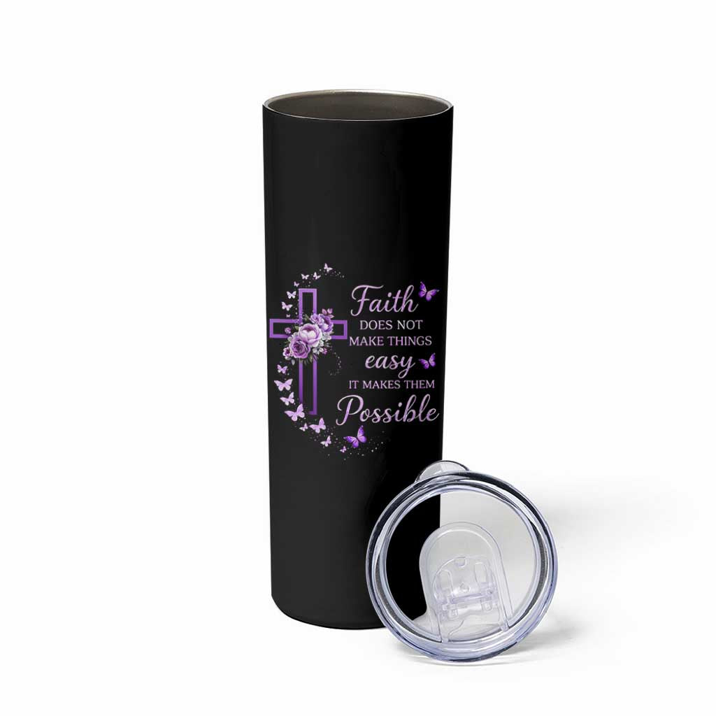 Christian Jesus Skinny Tumbler Vintage Bible Verse Printed Faith Blessed Inspirational Girl