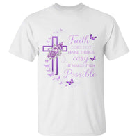 Christian Jesus T Shirt Vintage Bible Verse Printed Faith Blessed Inspirational Girl