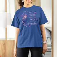 Christian Jesus T Shirt For Women Vintage Bible Verse Printed Faith Blessed Inspirational Girl