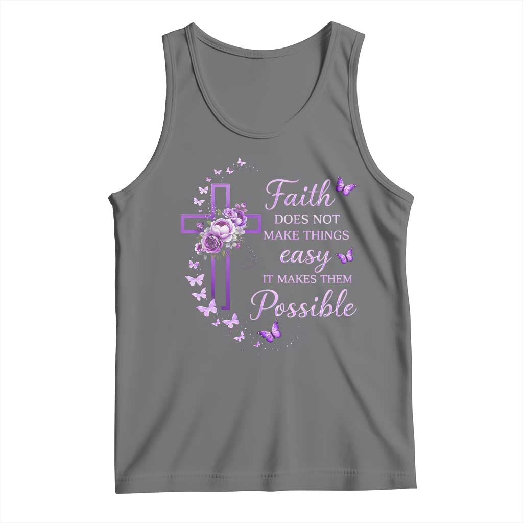 Christian Jesus Tank Top Vintage Bible Verse Printed Faith Blessed Inspirational Girl