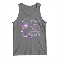 Christian Jesus Tank Top Vintage Bible Verse Printed Faith Blessed Inspirational Girl