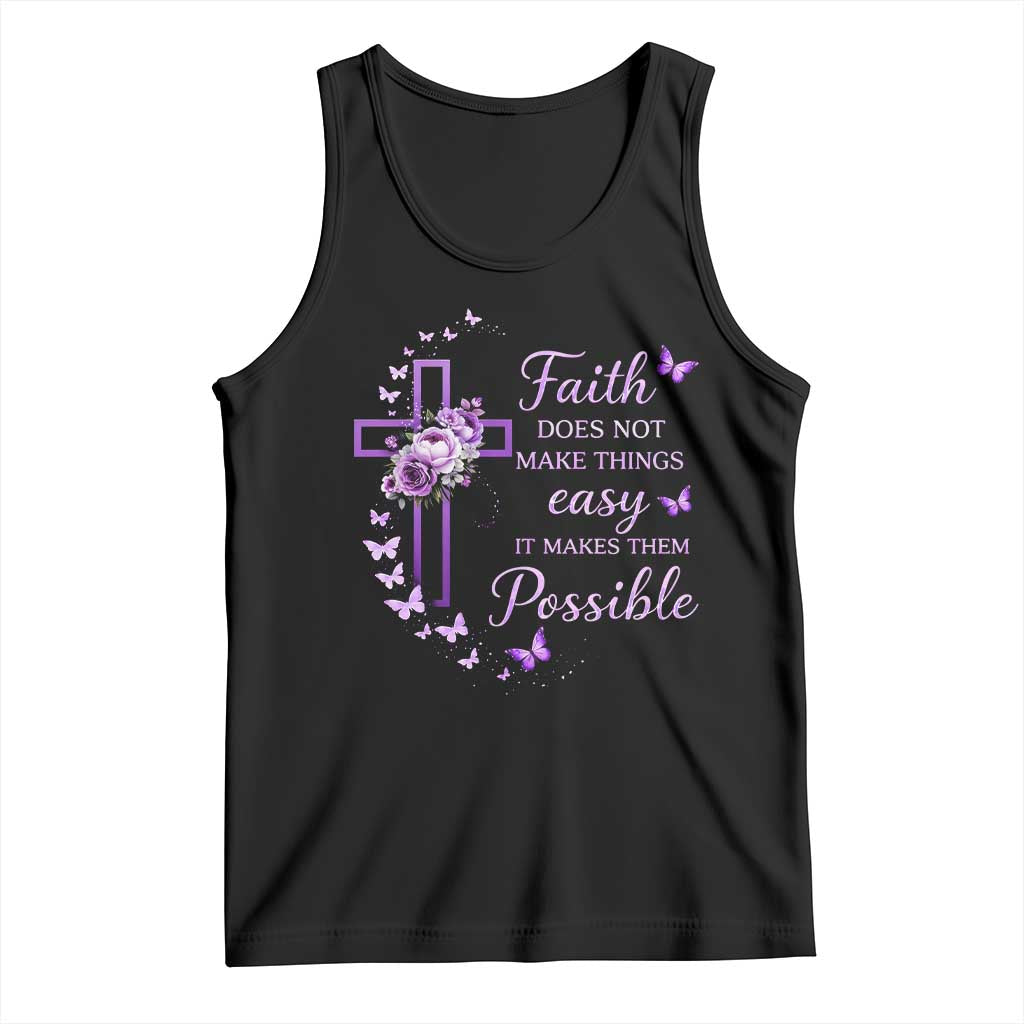 Christian Jesus Tank Top Vintage Bible Verse Printed Faith Blessed Inspirational Girl