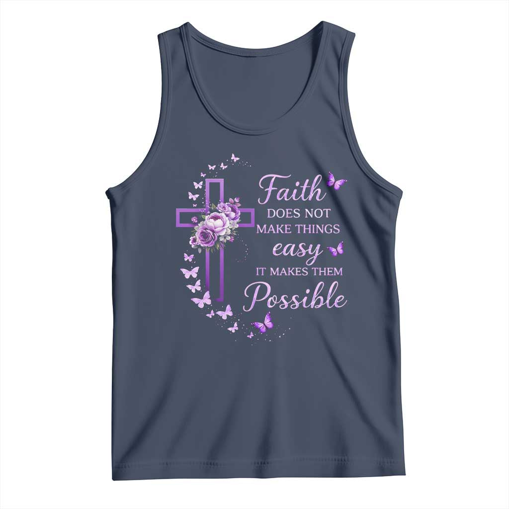 Christian Jesus Tank Top Vintage Bible Verse Printed Faith Blessed Inspirational Girl