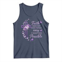 Christian Jesus Tank Top Vintage Bible Verse Printed Faith Blessed Inspirational Girl