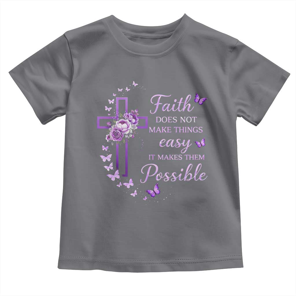 Christian Jesus Toddler T Shirt Vintage Bible Verse Printed Faith Blessed Inspirational Girl