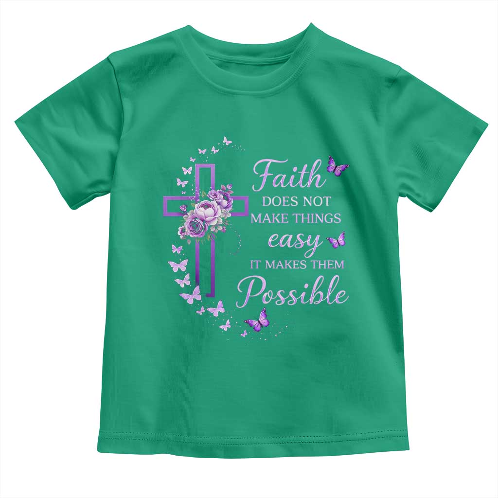Christian Jesus Toddler T Shirt Vintage Bible Verse Printed Faith Blessed Inspirational Girl