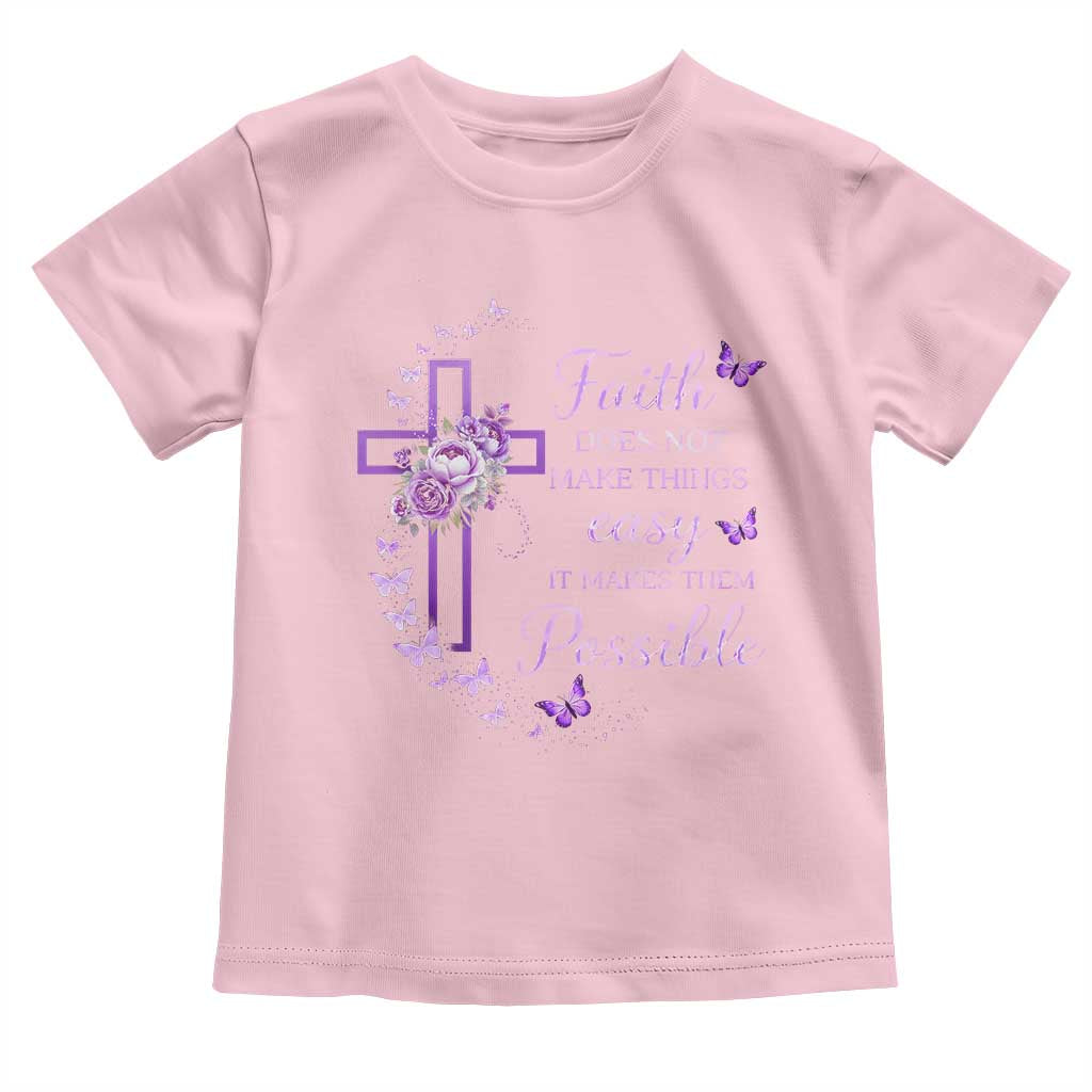 Christian Jesus Toddler T Shirt Vintage Bible Verse Printed Faith Blessed Inspirational Girl