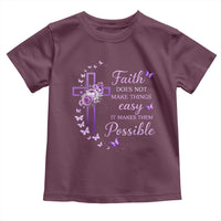 Christian Jesus Toddler T Shirt Vintage Bible Verse Printed Faith Blessed Inspirational Girl