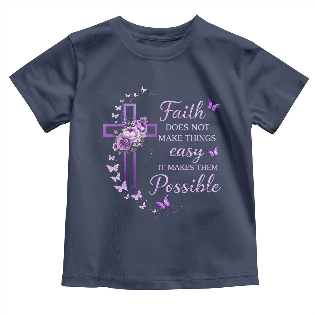 Christian Jesus Toddler T Shirt Vintage Bible Verse Printed Faith Blessed Inspirational Girl