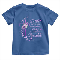 Christian Jesus Toddler T Shirt Vintage Bible Verse Printed Faith Blessed Inspirational Girl