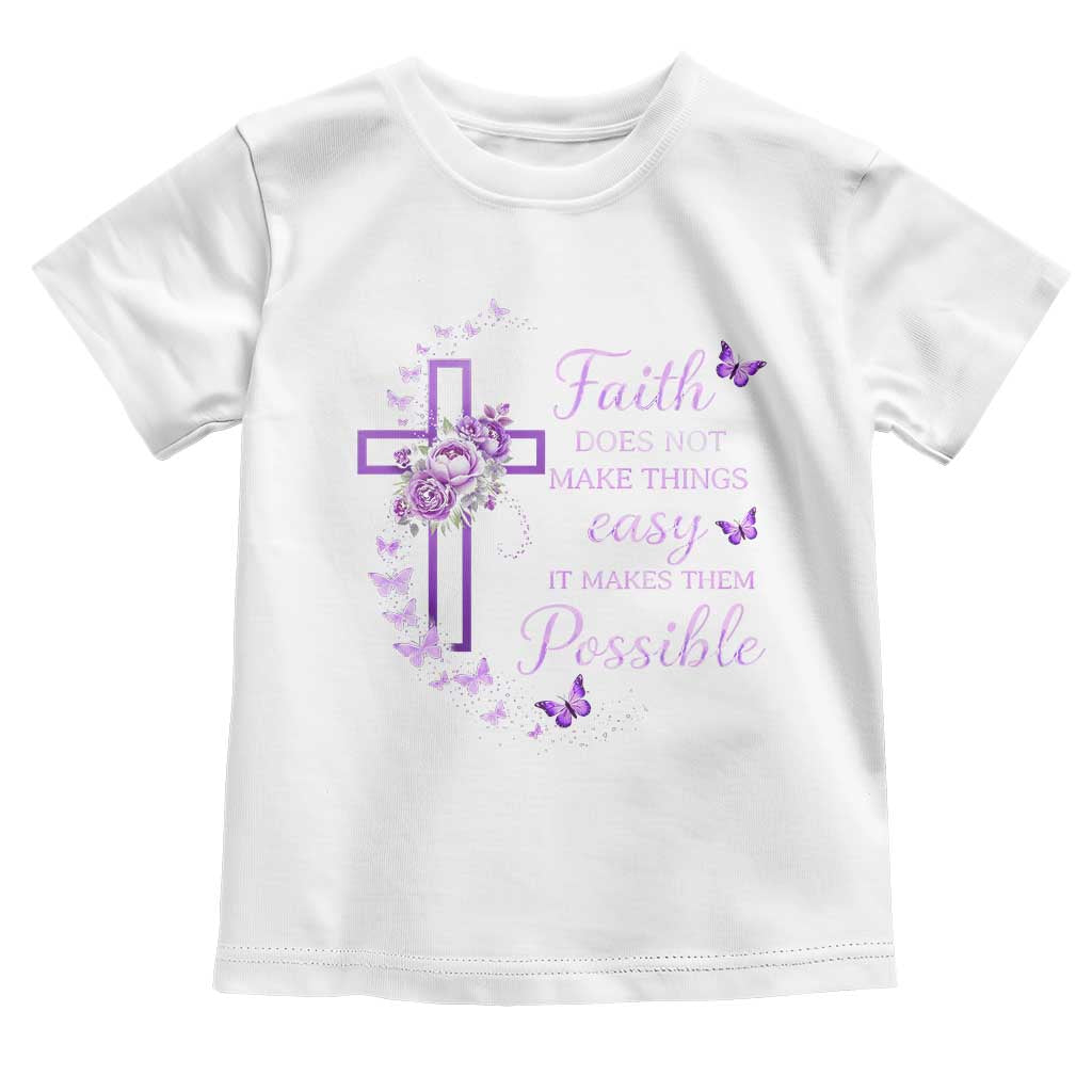 Christian Jesus Toddler T Shirt Vintage Bible Verse Printed Faith Blessed Inspirational Girl