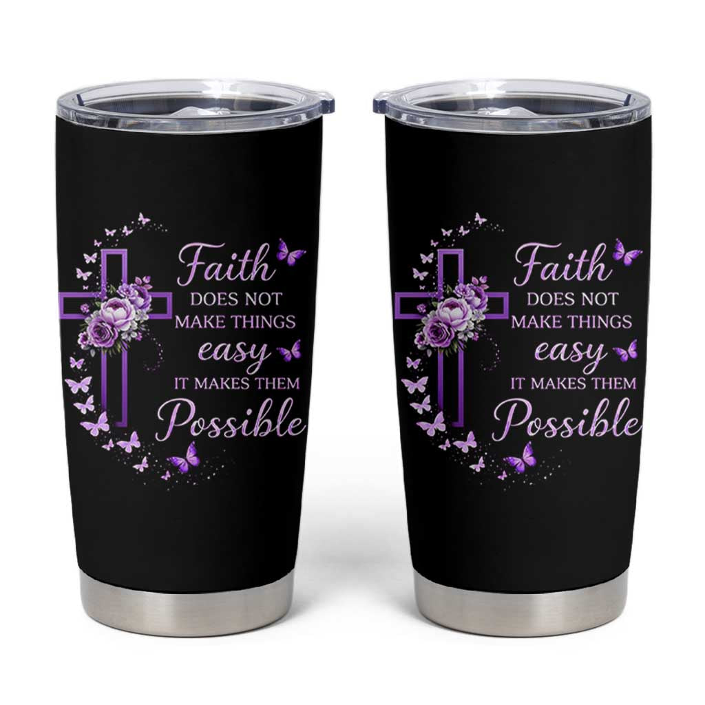 Christian Jesus Tumbler Cup Vintage Bible Verse Printed Faith Blessed Inspirational Girl