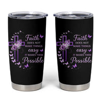 Christian Jesus Tumbler Cup Vintage Bible Verse Printed Faith Blessed Inspirational Girl