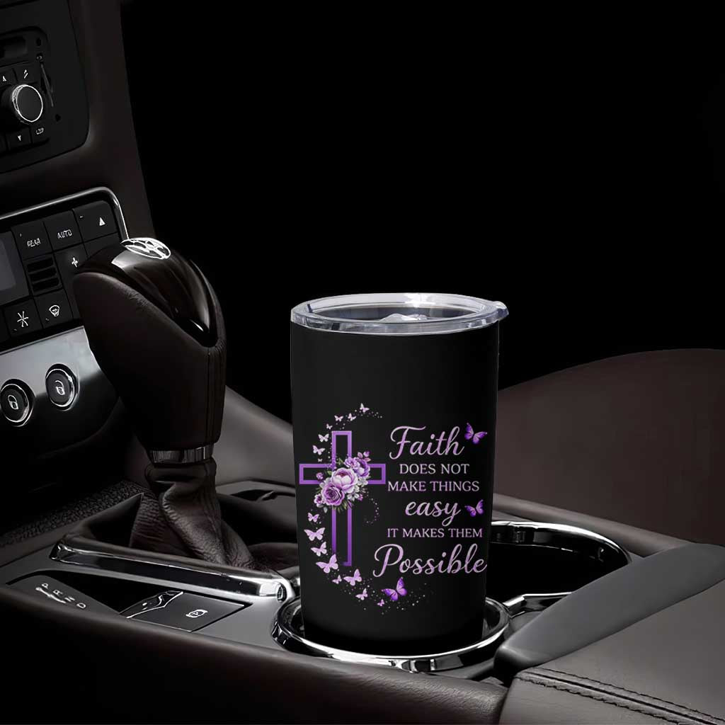 Christian Jesus Tumbler Cup Vintage Bible Verse Printed Faith Blessed Inspirational Girl