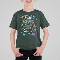 Christian Jesus T Shirt For Kid Butterfly Art Bible Verse Printed Faith Blessed Inspirational Girl