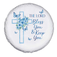 Christian Jesus Spare Tire Cover The Lord Bless You Encouraging Bible Verse Butterfly Art