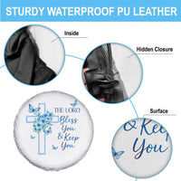 Christian Jesus Spare Tire Cover The Lord Bless You Encouraging Bible Verse Butterfly Art