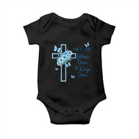 Christian Jesus Baby Onesie The Lord Bless You Encouraging Bible Verse Butterfly Art