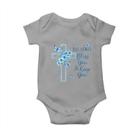 Christian Jesus Baby Onesie The Lord Bless You Encouraging Bible Verse Butterfly Art