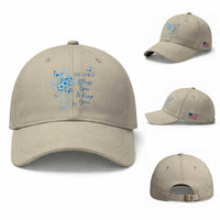 Christian Jesus Baseball Cap The Lord Bless You Encouraging Bible Verse Butterfly Art