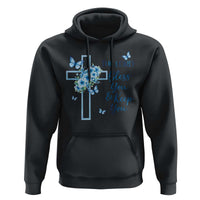Christian Jesus Hoodie The Lord Bless You Encouraging Bible Verse Butterfly Art