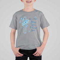 Christian Jesus T Shirt For Kid The Lord Bless You Encouraging Bible Verse Butterfly Art