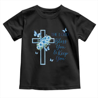 Christian Jesus Toddler T Shirt The Lord Bless You Encouraging Bible Verse Butterfly Art