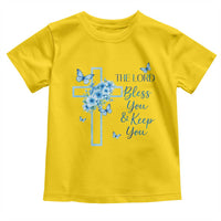 Christian Jesus Toddler T Shirt The Lord Bless You Encouraging Bible Verse Butterfly Art