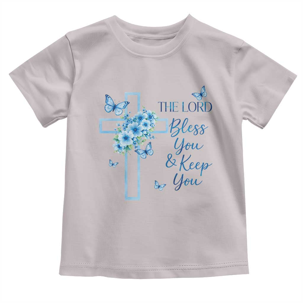 Christian Jesus Toddler T Shirt The Lord Bless You Encouraging Bible Verse Butterfly Art