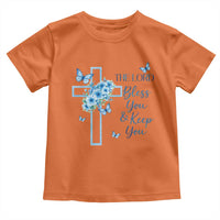 Christian Jesus Toddler T Shirt The Lord Bless You Encouraging Bible Verse Butterfly Art