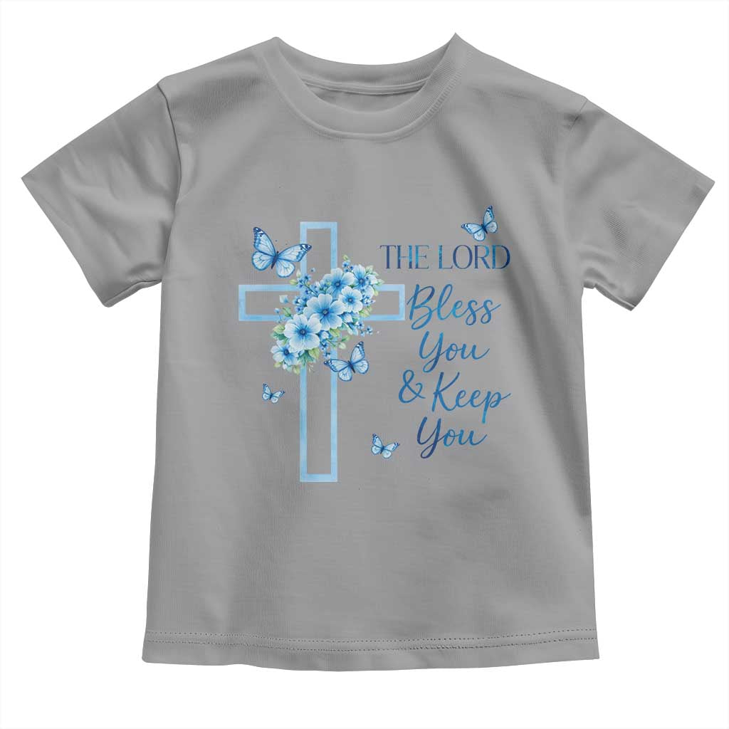 Christian Jesus Toddler T Shirt The Lord Bless You Encouraging Bible Verse Butterfly Art