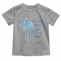 Christian Jesus Toddler T Shirt The Lord Bless You Encouraging Bible Verse Butterfly Art